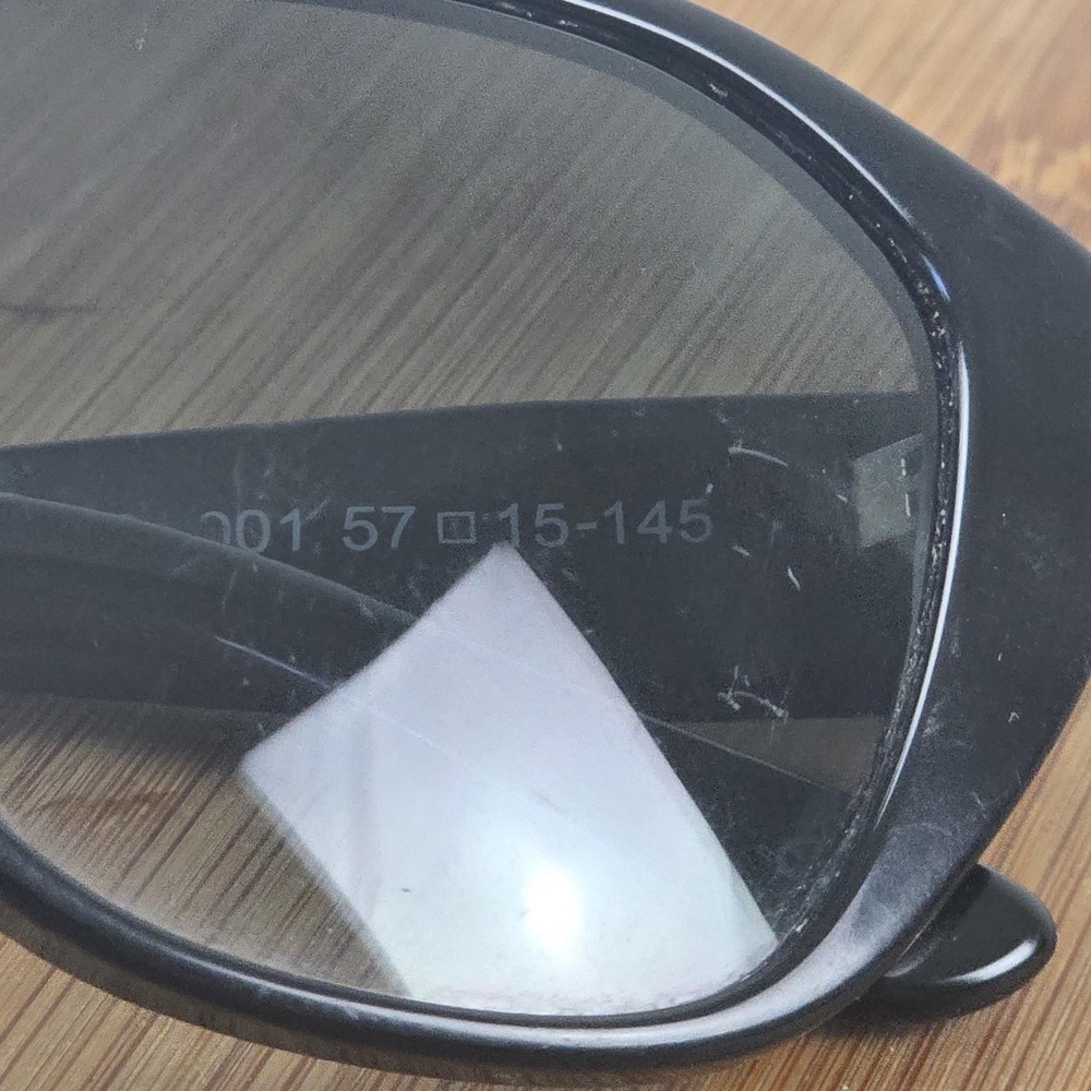 Saint Laurent SL M48/F Sunglasses Womens 57-15 Black Gray Cat Eye Gradient Italy - Picture 15 of 16